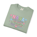 Nana Sunshine Floral T-Shirt — “NANA is the sunshine that makes our family garden bloom with love”