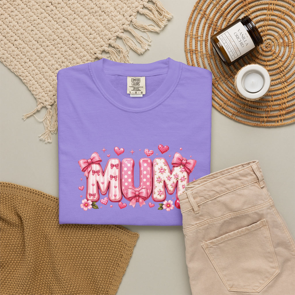 MUM Floral Heart T-Shirt