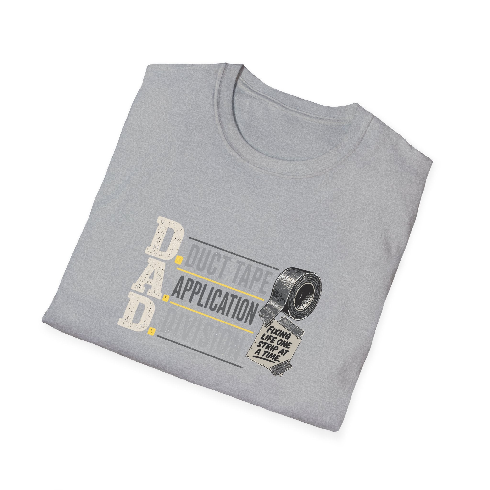 D.A.D. Duct Tape Application Division T-Shirt — Funny DIY Repair Tee