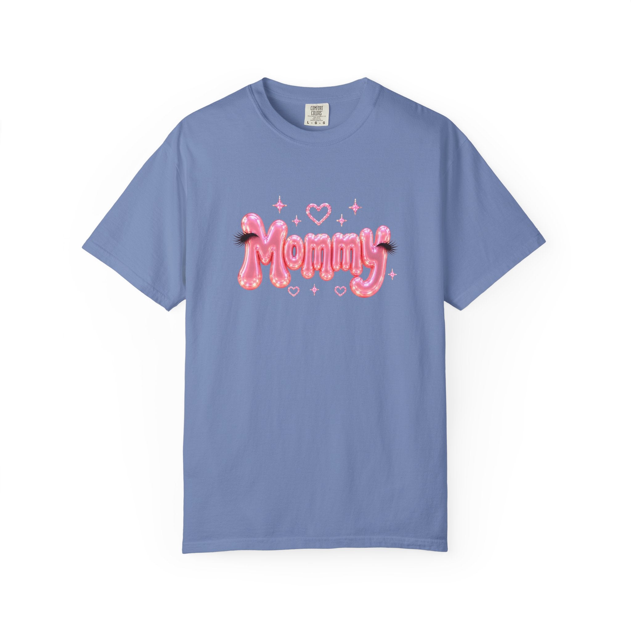 MOMMY Pink Balloon Eyelashes T-Shirt