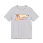 Grandma Floral Retro Tee — "Grandma" Names Design (Aileen • Wendy • Peyton)
