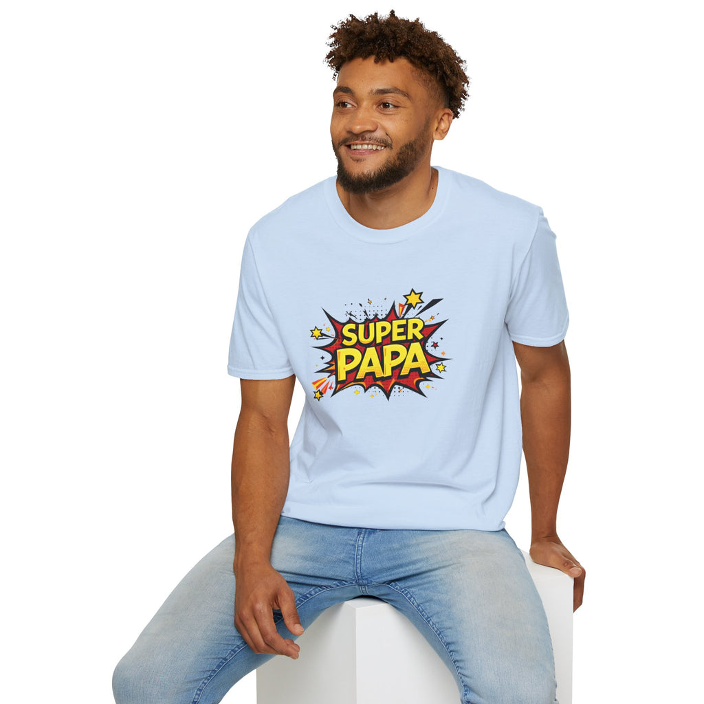 Super Papa Comic Graphic T-Shirt — Father’s Day Gift Tee