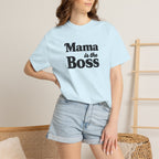 Mama is the Boss T-Shirt — Funny Mom Graphic Tee, Mother's Day Gift