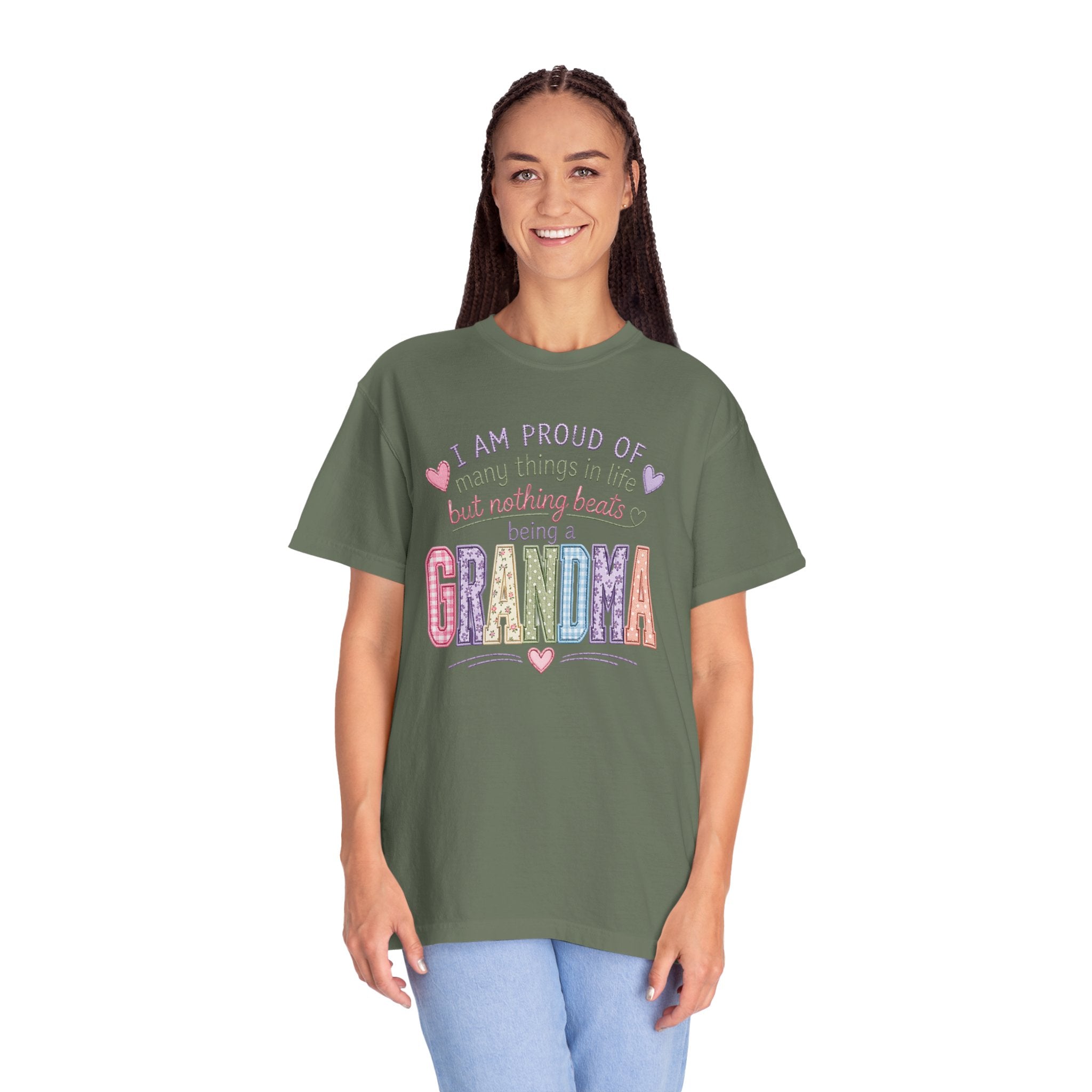 Grandma Pride T-Shirt – "I Am Proud of Many Things in Life but Nothing Beats Being a Grandma"