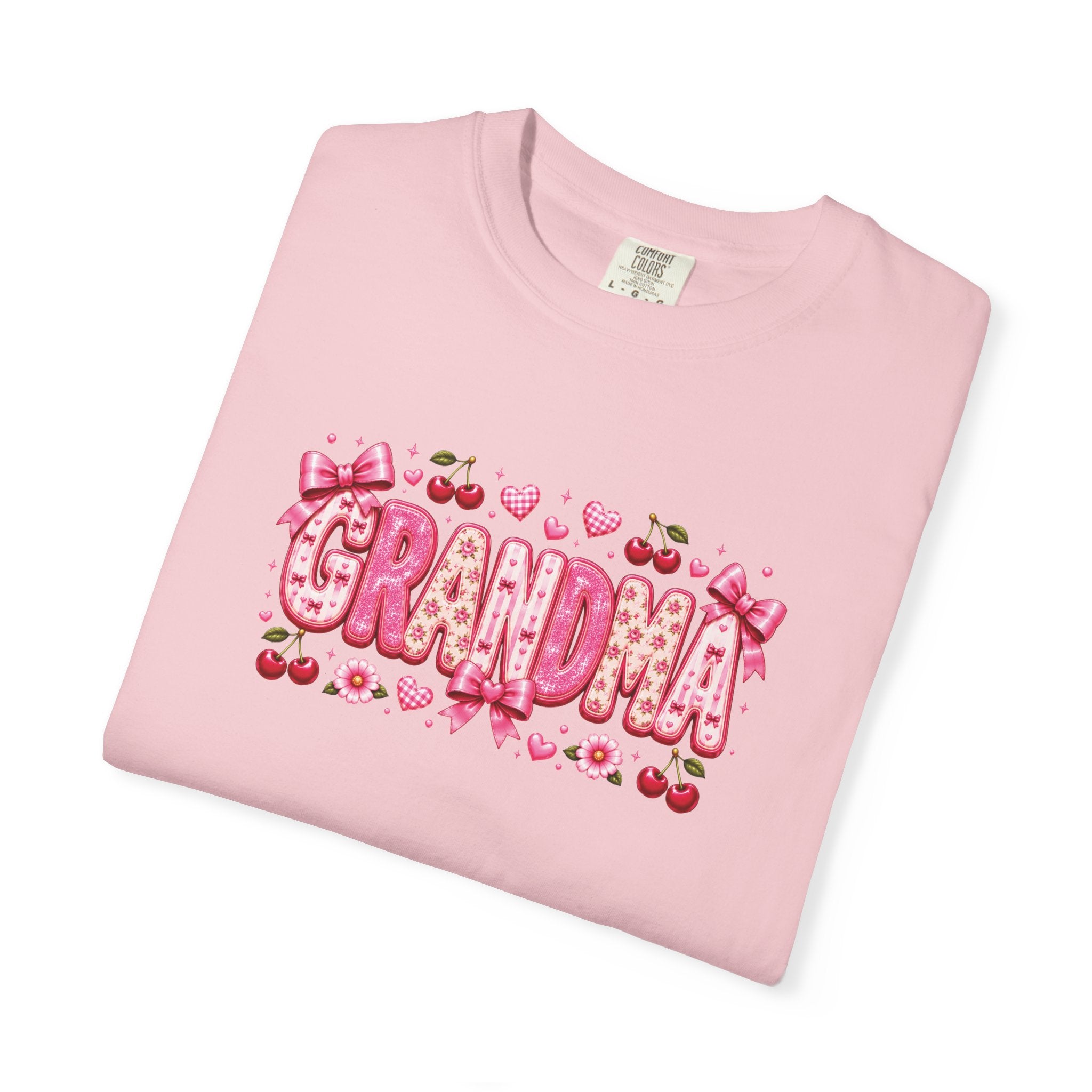 GRANDMA Floral Heart T-Shirt