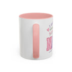 Mama Coffee Mug — 'Mama' Color Accent Ceramic Cup for Mother's Day & Everyday