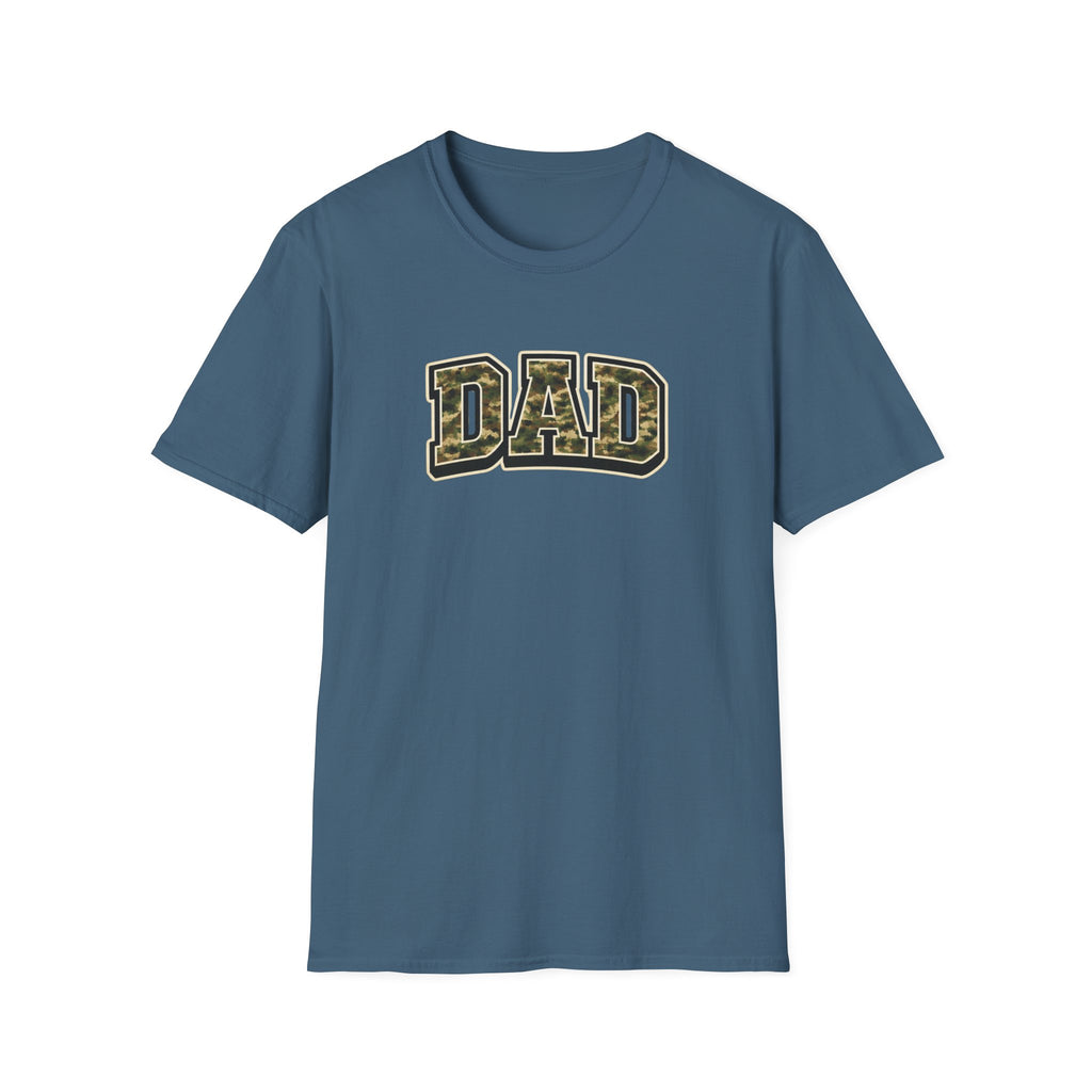 Dad Camo T‑Shirt — Military Camouflage 'DAD' Father's Day Tee