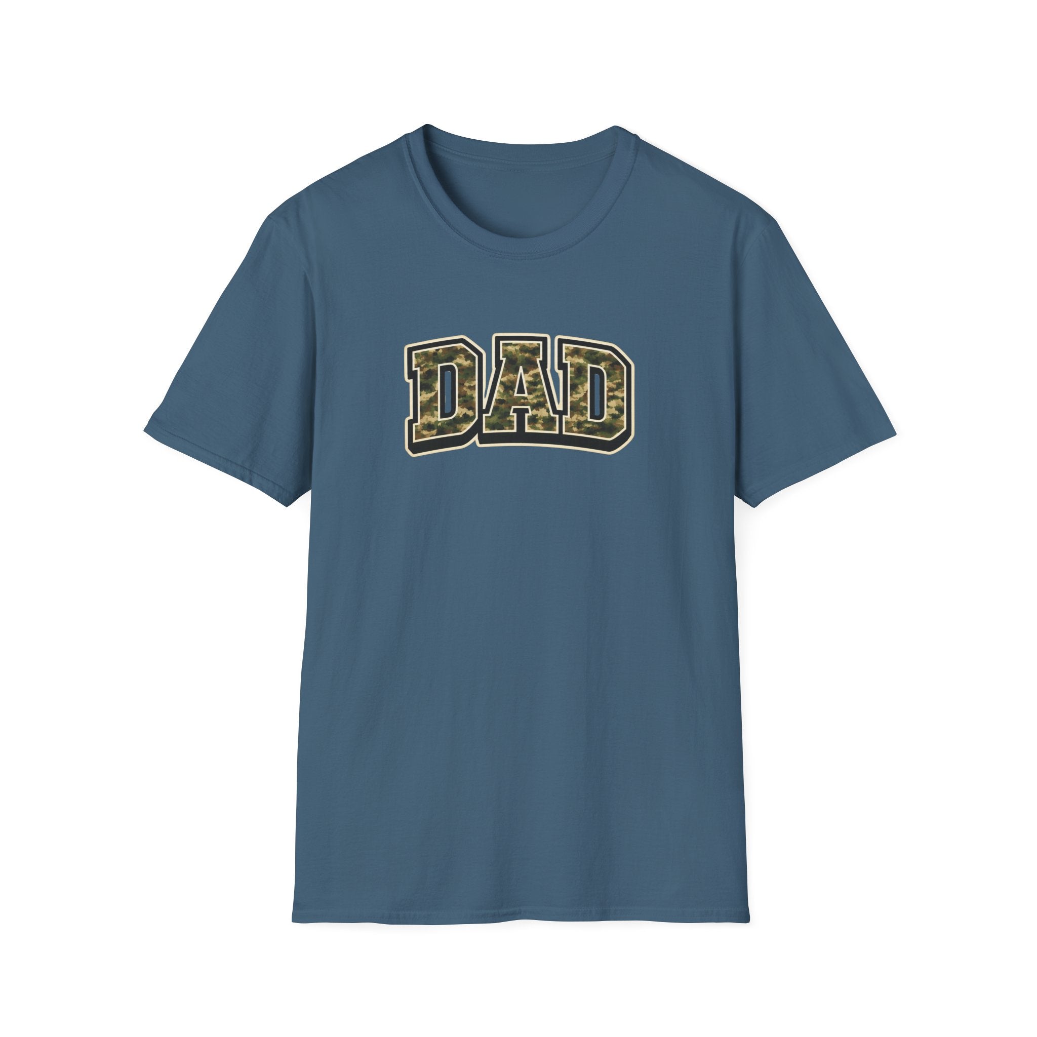 Dad Camo T‑Shirt — Military Camouflage 'DAD' Father's Day Tee