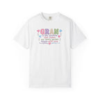 Grandma Floral T-Shirt — "GRAN is the sunshine that makes our family garden bloom with love"
