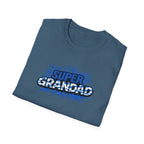Super Grandad Scotland Flag/Scottish themed T-Shirt — Retro Comic Gift for Grandpa, Father’s Day & Birthday