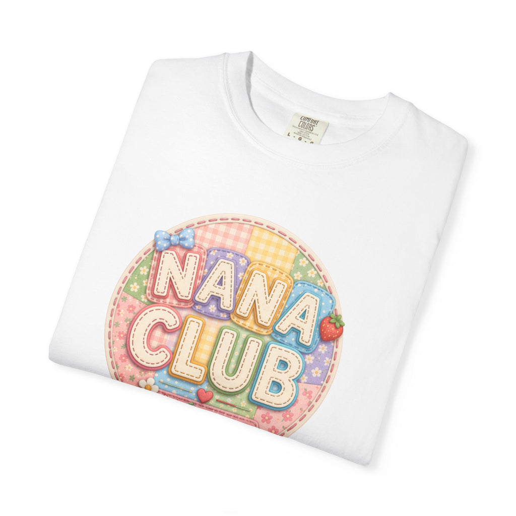 Nana Club T-Shirt — Retro Pastel Grandma Gift Tee