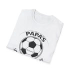 Papa’s Little Football Buddy T-Shirt — Personalized Soccer Dad Tee