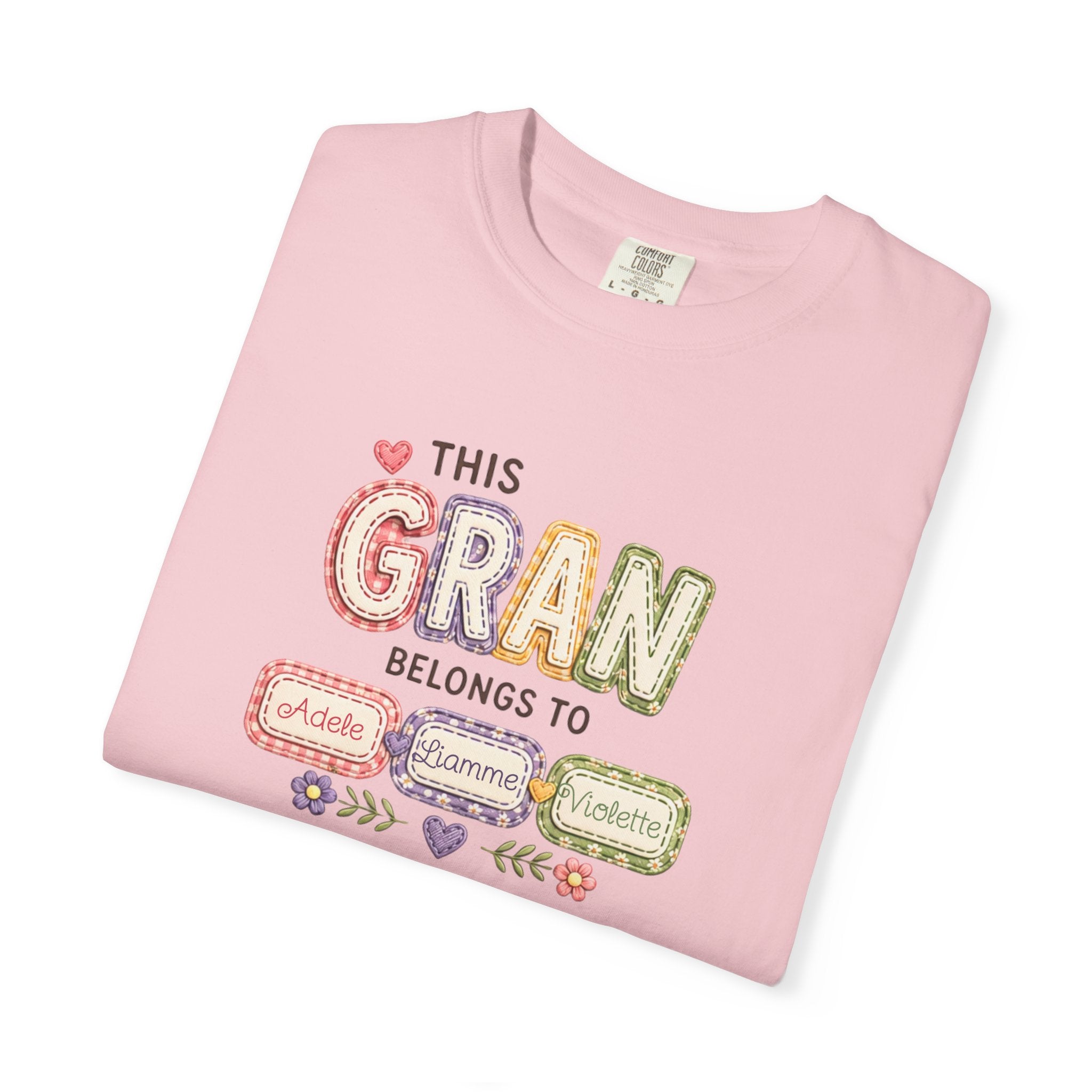 Gran Belongs To T-Shirt — Personalized "This Gran Belongs To" Family Names Tee