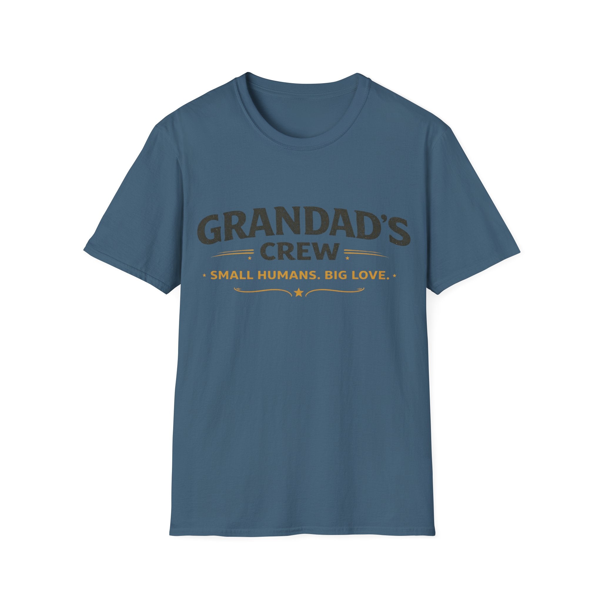 Granddad's Crew T-Shirt — "Small Humans, Big Love" Grandpa Gift