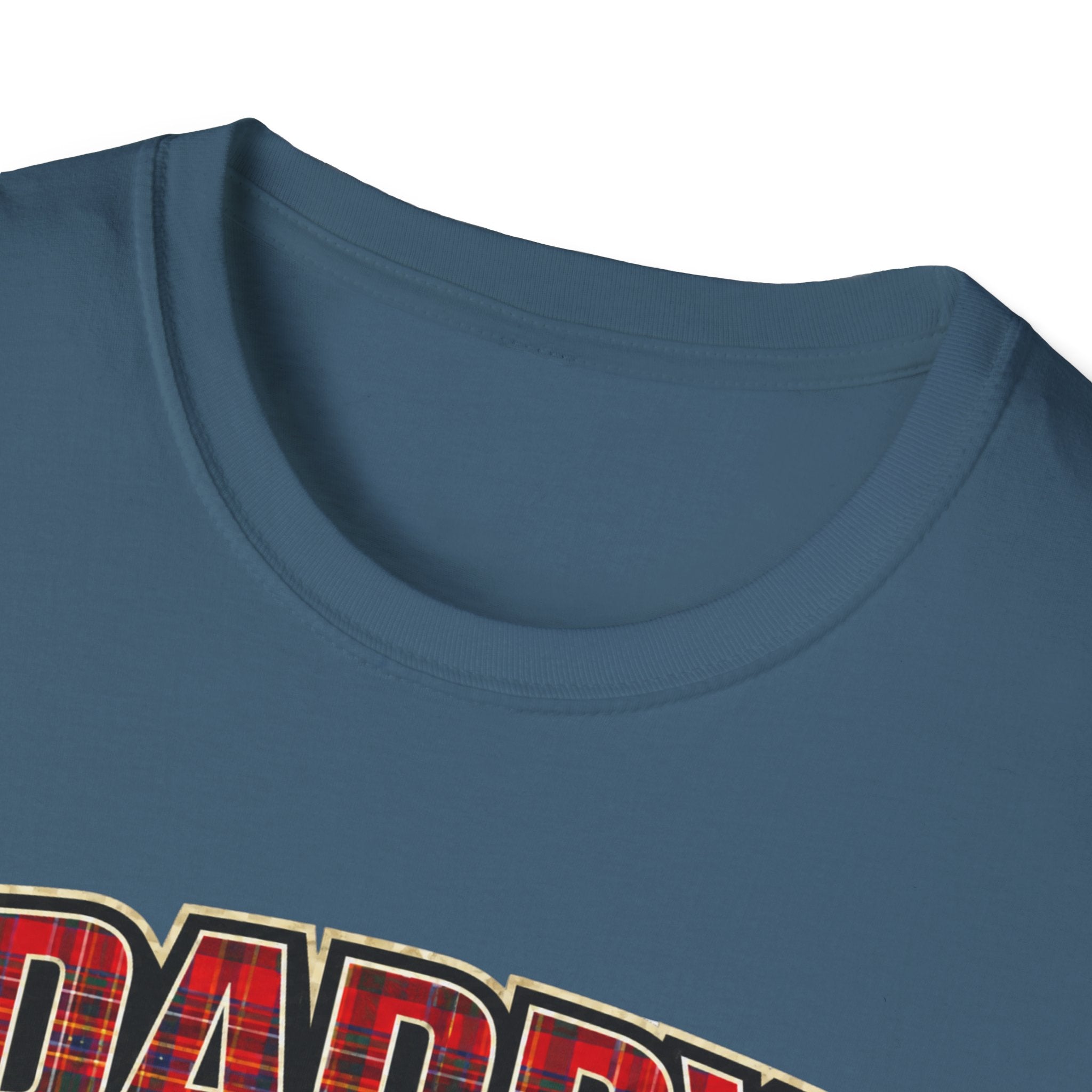 Daddy Plaid Father’s Day T-Shirt — 'Daddy Loves You More Than Coffee' Graphic Tee