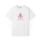 T-Shirt — "Warning: Hormonal" Cute Pink Gingham Alert Graphic