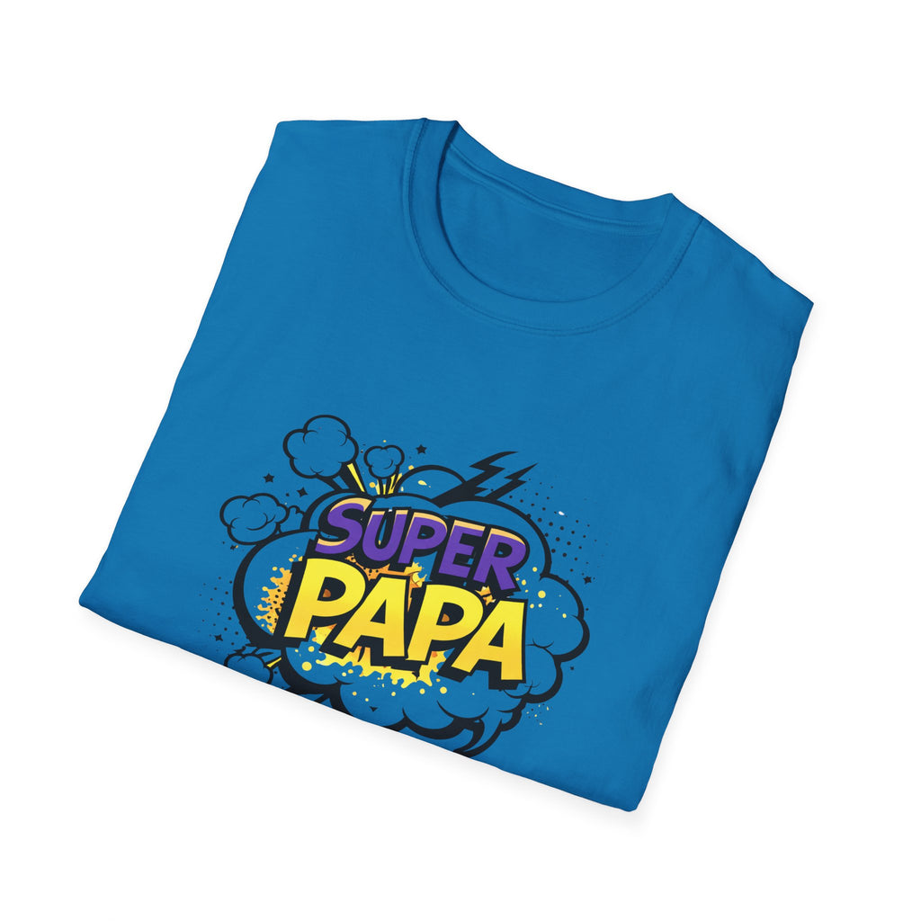 Super Papa T-Shirt — Comic Book Style Father’s Day Tee