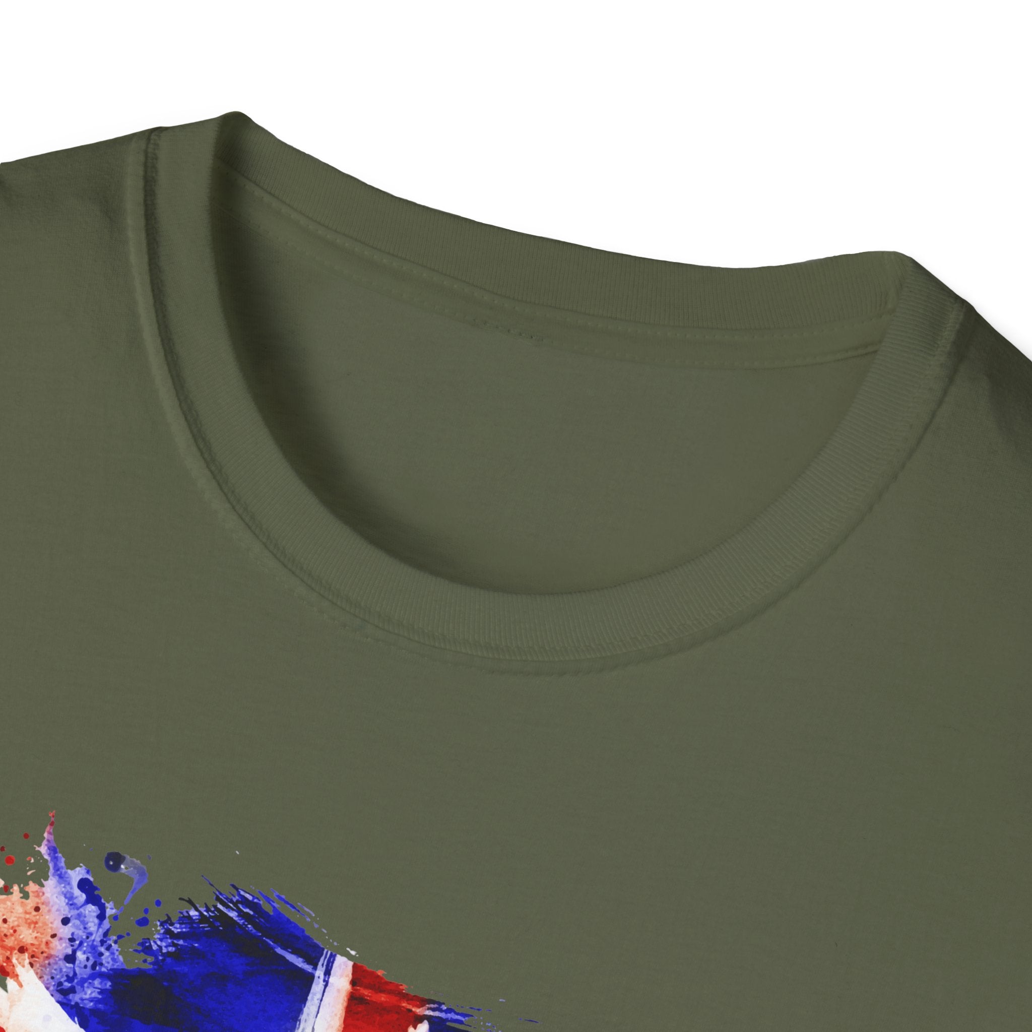 Union Jack Paint Brush UK Flag T-Shirt — British Pride Graphic Tee