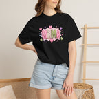 Mama Floral Heart T-Shirt — Cute Pink "MAMA" Mother's Day Tee