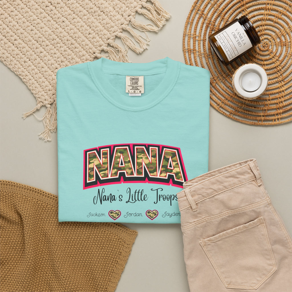 NANA Leopard Print Tee - "Nana's a Little Tramp" Graphic T-Shirt for Grandmothers