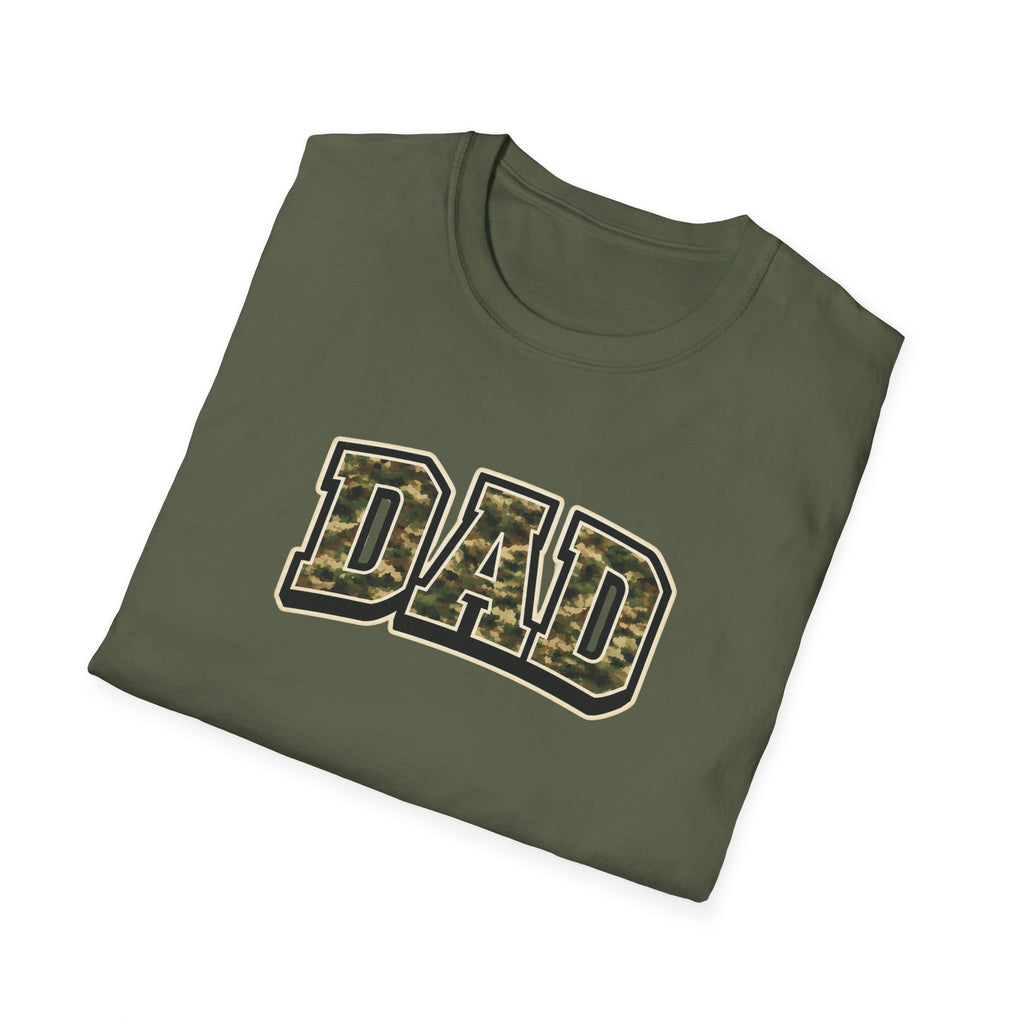 Dad Camo T‑Shirt — Military Camouflage 'DAD' Father's Day Tee