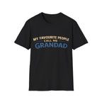 Grandad T-Shirt – “My Favourite People Call Me Grandad” Casual Grandpa Tee