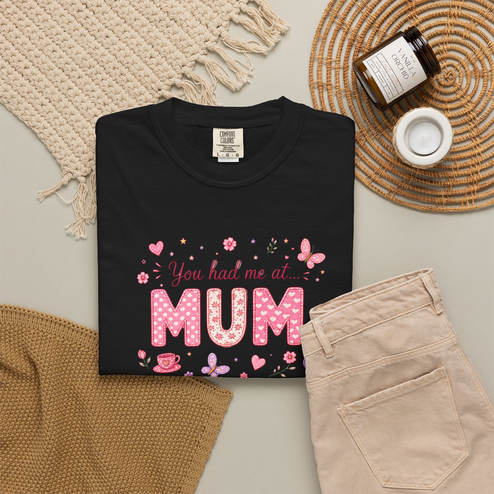 You Had Me at Mum T-Shirt — Cute Pink Mother's Day Tee