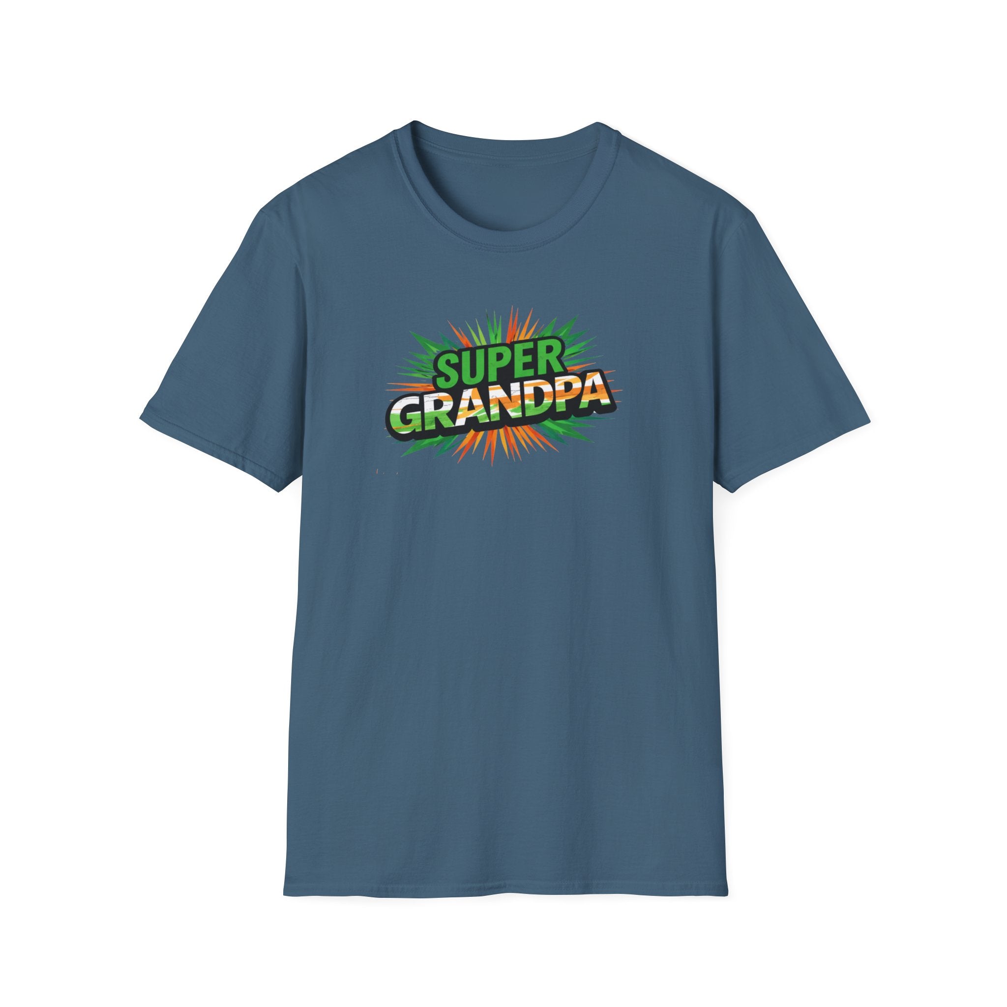 Super Grandpa Ireland Flag/Irish themed T-Shirt — Retro Comic Father's Day Gift