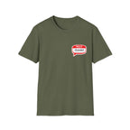 Grandad Name Badge T-Shirt — "Hello, Grandad!" Chest Logo