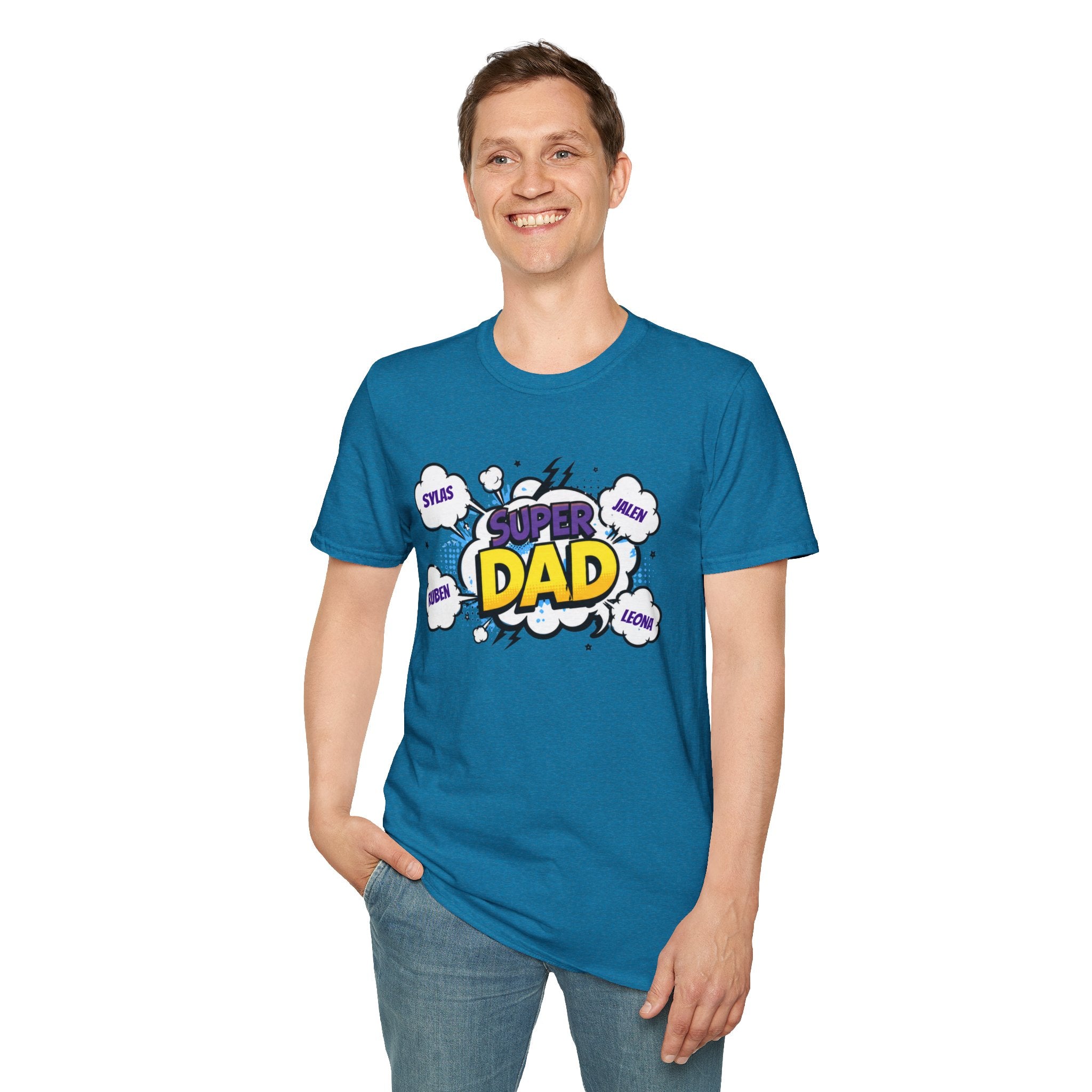 Super Dad Comic Graphic T-Shirt — Father’s Day Gift Tee