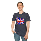 Union Jack Paint Brush UK Flag T-Shirt — British Pride Graphic Tee