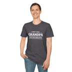 Grandpa Biscuits T-Shirt — "I Only Visit Grandpa For The Biscuits" Funny Family Tee