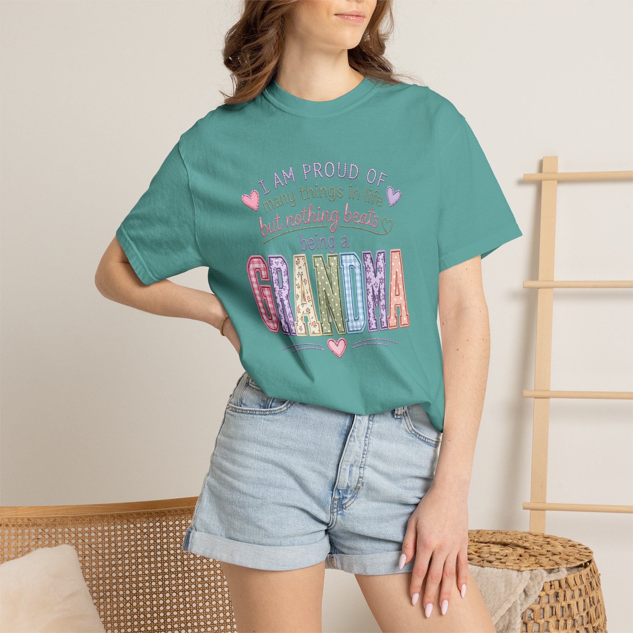 Grandma Pride T-Shirt – "I Am Proud of Many Things in Life but Nothing Beats Being a Grandma"