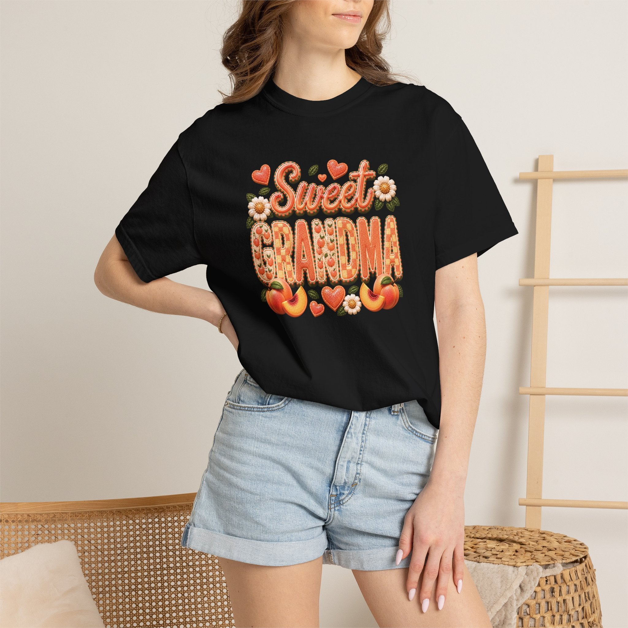 Sweet GRANDMA Peach Tee