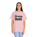 Granny Is the Boss T-Shirt – Funny Grandma Gift, Mother’s Day & Birthday Tee