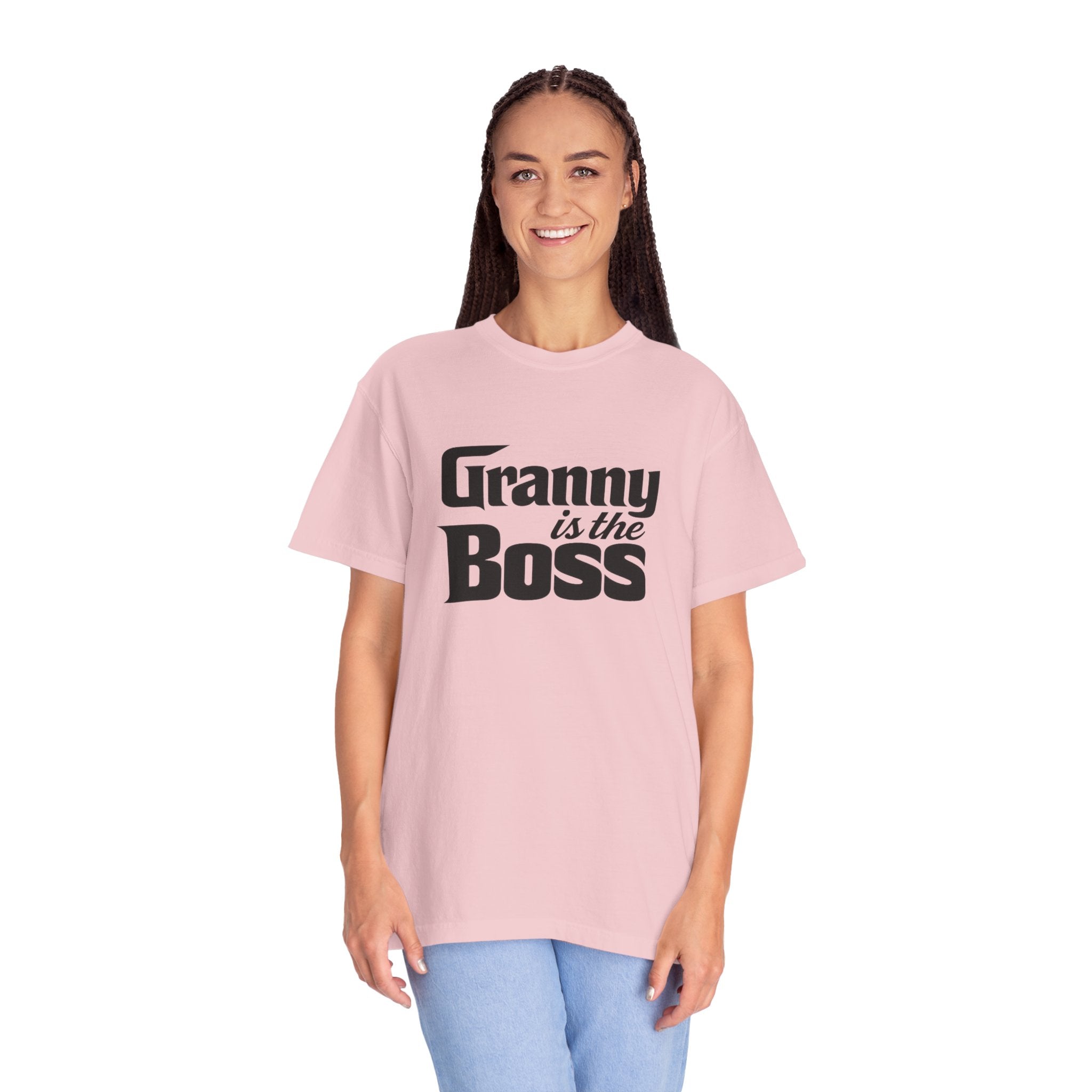 Granny Is the Boss T-Shirt – Funny Grandma Gift, Mother’s Day & Birthday Tee