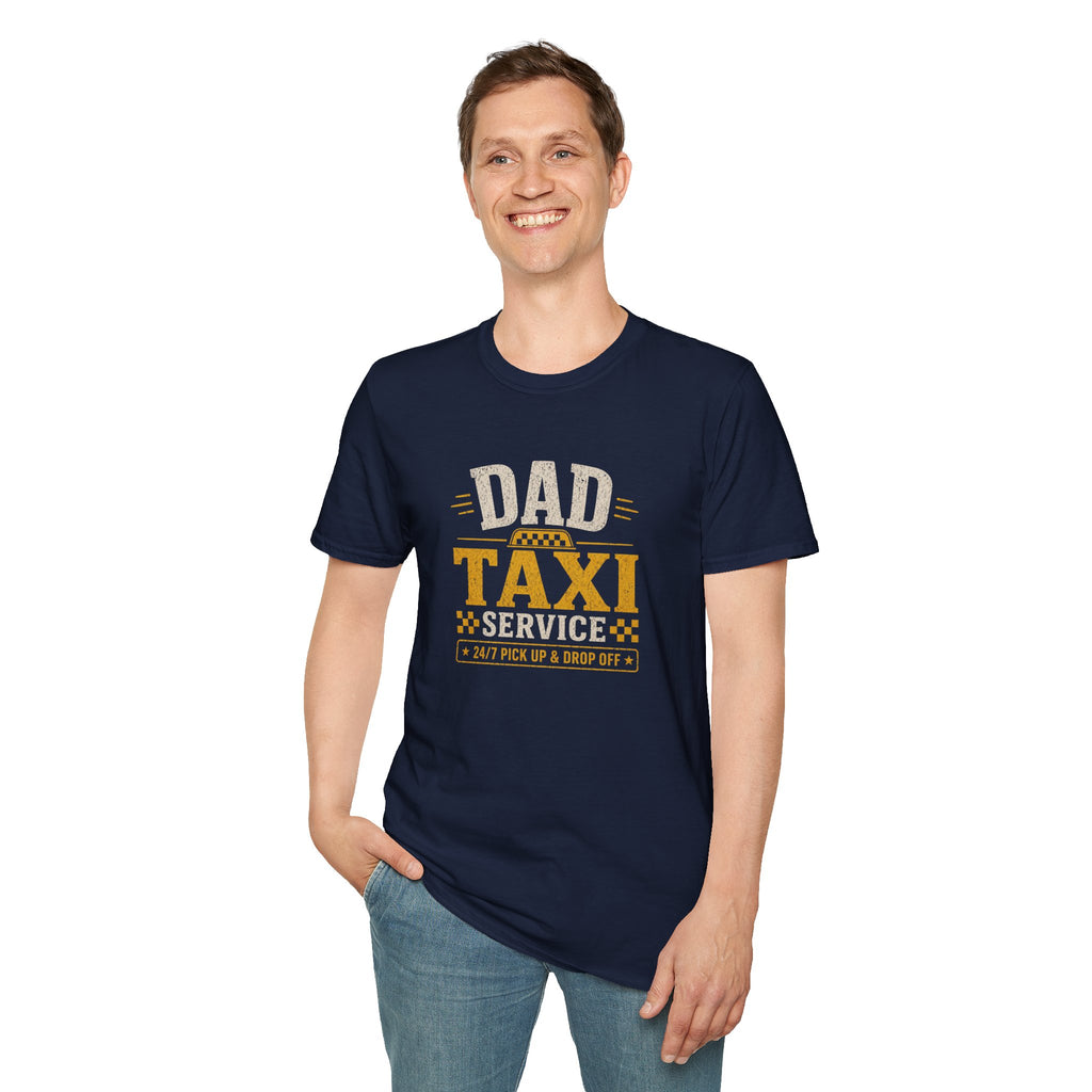 Dad Taxi Service T-Shirt — Funny Father's Day Pickup & Drop Off Tee
