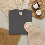 T-Shirt — "Gran Club" Retro Floral Badge Tee