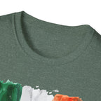 Made in Ireland T-Shirt — Watercolor Irish Flag Tee