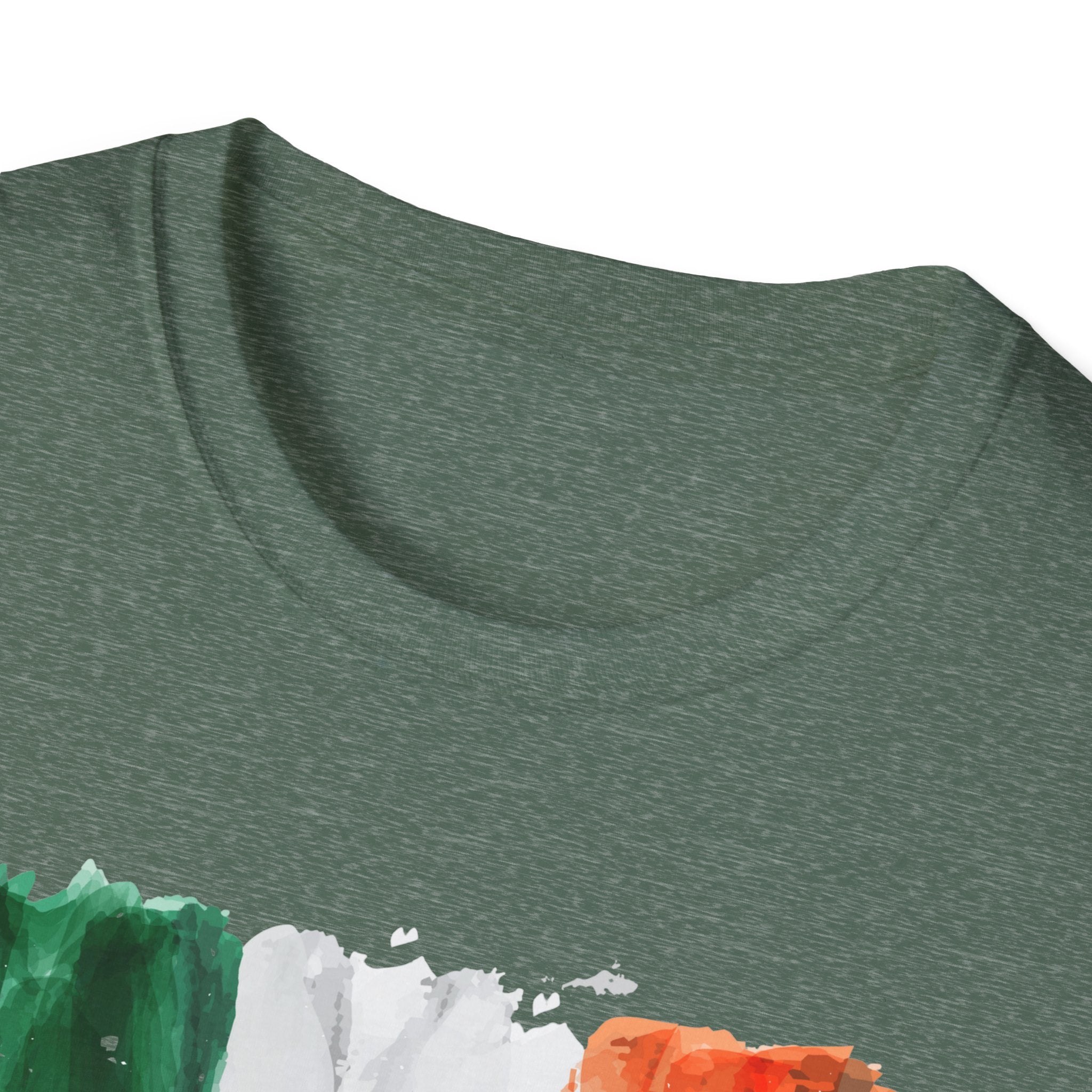 Made in Ireland T-Shirt — Watercolor Irish Flag Tee