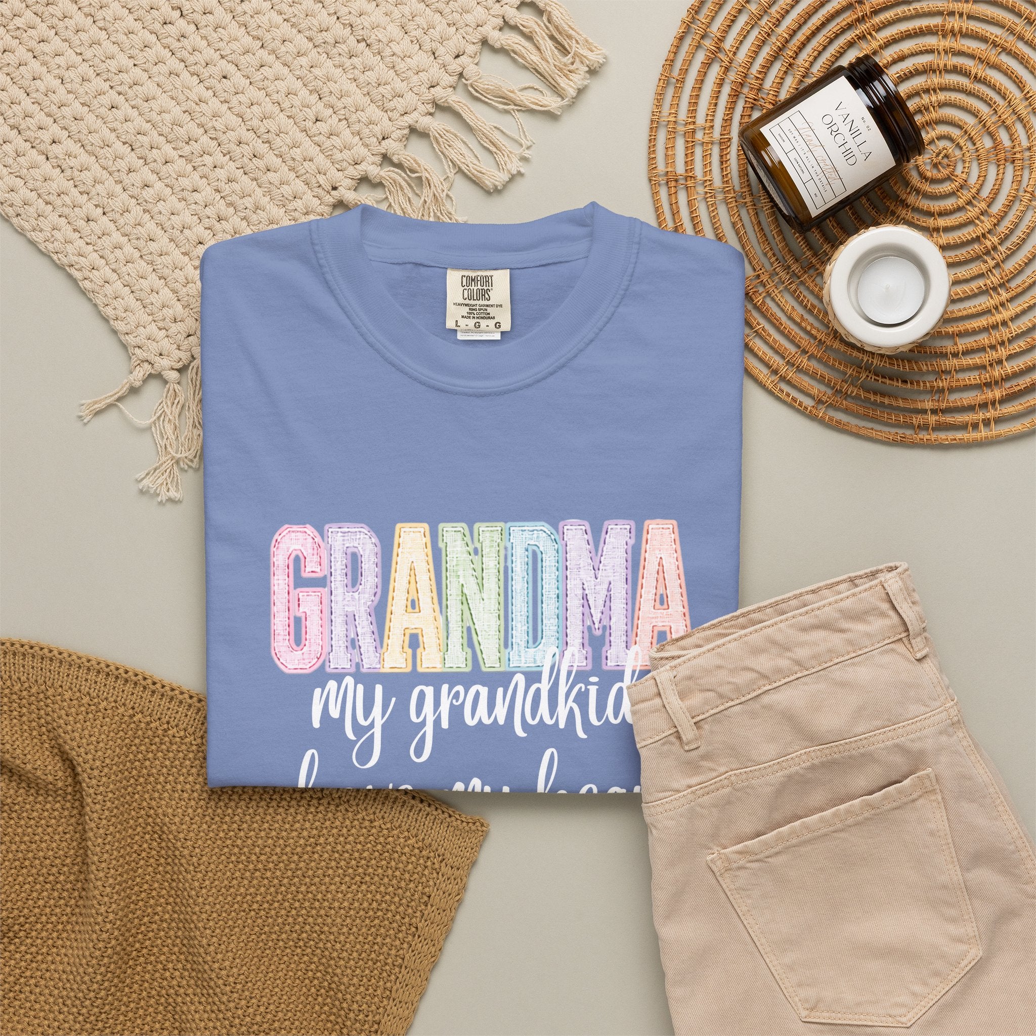 Grandma Pastel Rainbow T-Shirt — Cute Grandma Gift