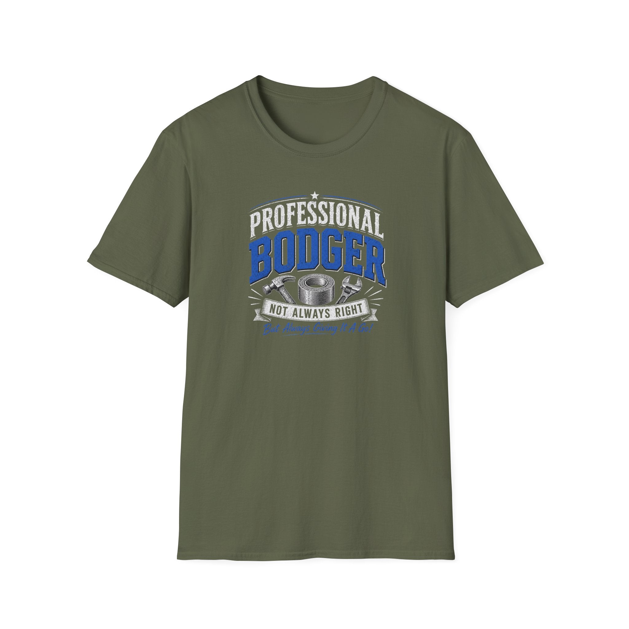 Professional Bodger T-Shirt — "Trying My Best!" Classic Crewneck