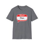 Hello My Name Is “Papa” T-Shirt — Funny Dad Name Tag Tee for Father’s Day