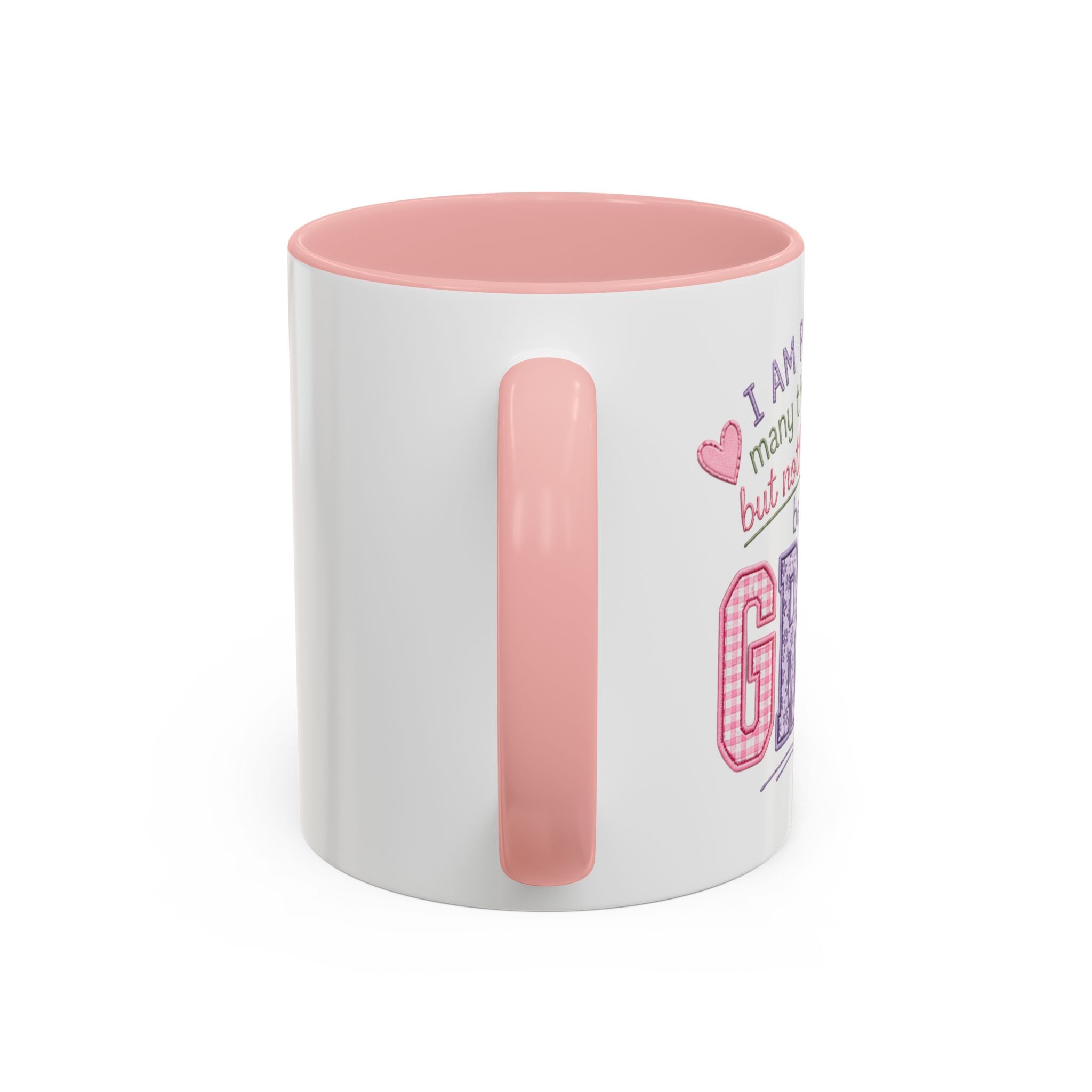 Accent Coffee Mug - 'Gran' Floral Heart Design (11/15oz)