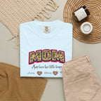 Mom Camo Graphic T-Shirt — "MOM Most Loved Her Little People" Floral Heart Tee