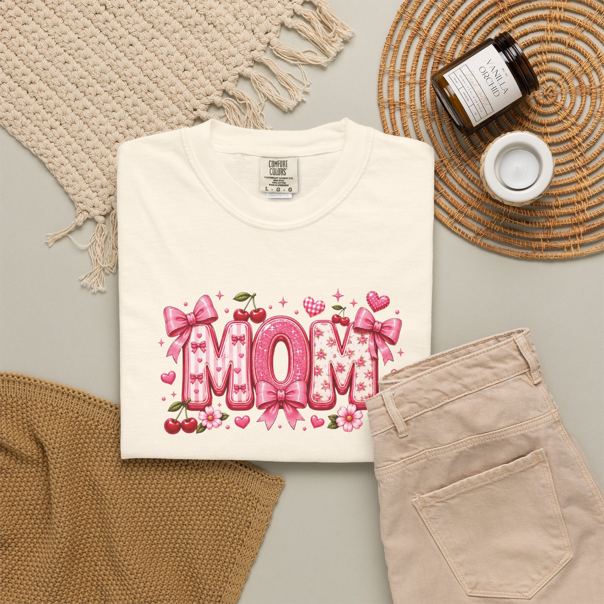MOM Floral Heart T-Shirt