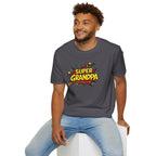 Super Grandpa T-Shirt – Comic Book Retro Graphic Tee for Grandfathers