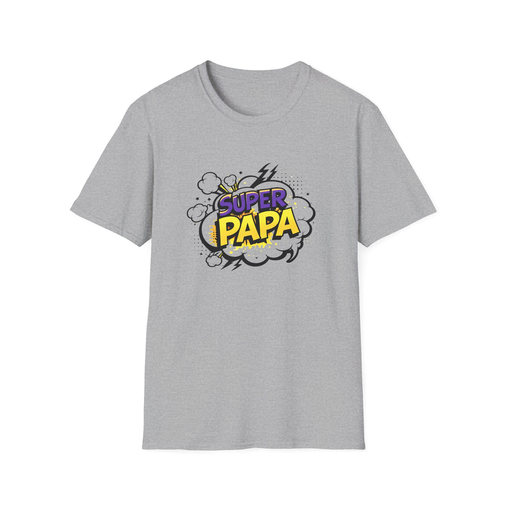 Super Papa T-Shirt — Comic Book Style Father’s Day Tee