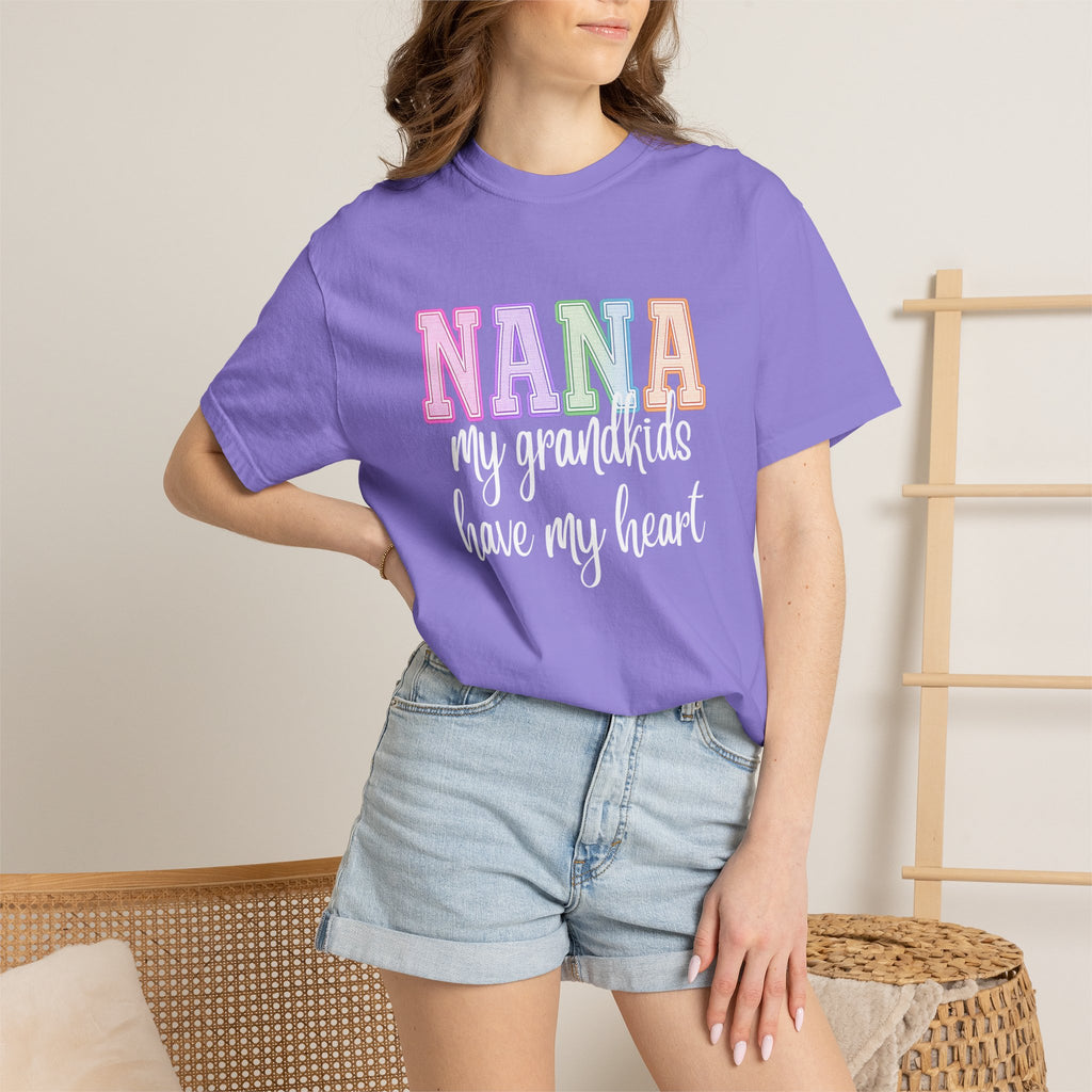 NANA My Grandkids Have My Heart Tee