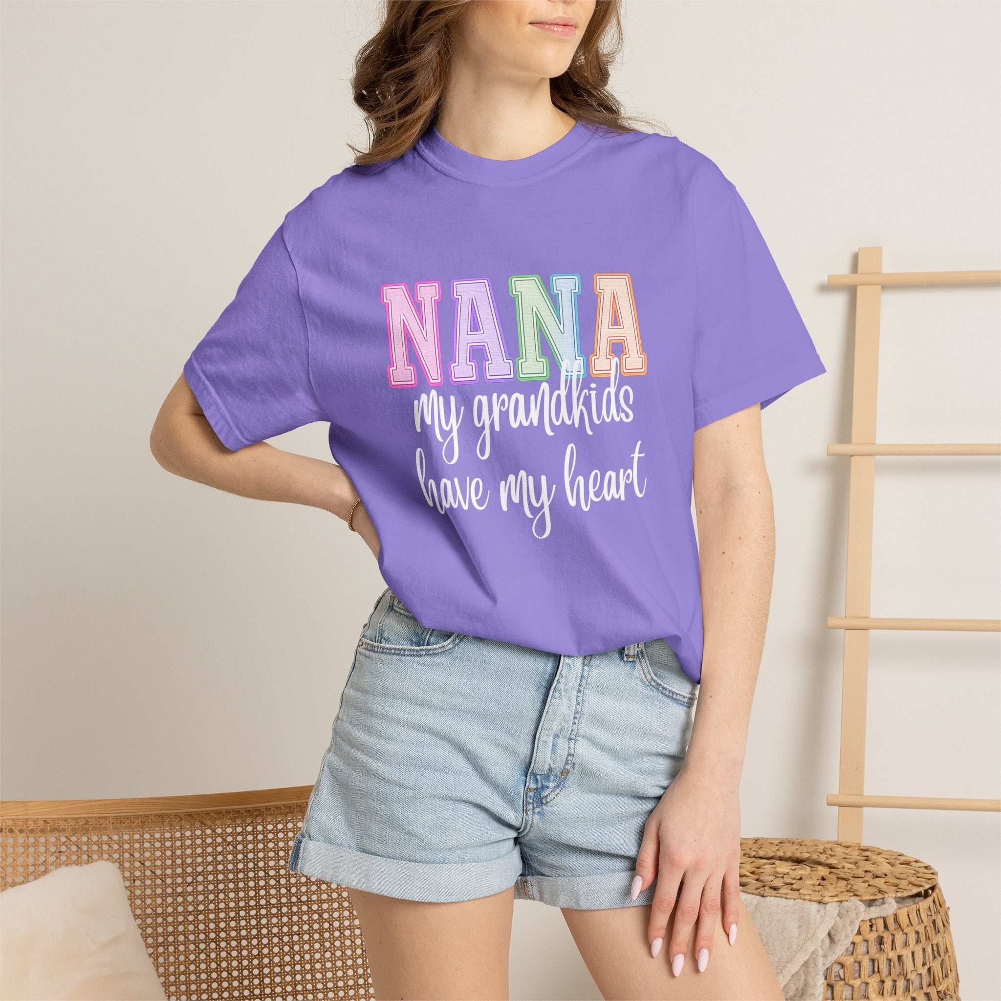 NANA My Grandkids Have My Heart Tee